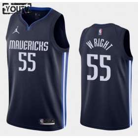 Dallas Mavericks Delon Wright 55 Jordan Brand 2020-2021 Statement Edition Lasten Pelipaidat Swingman
